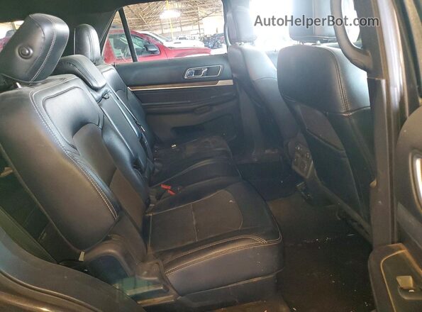 1FM5K7F83GGB64121 2016 FORD EXPLORER Black ძრავის განყოფილების ხედი