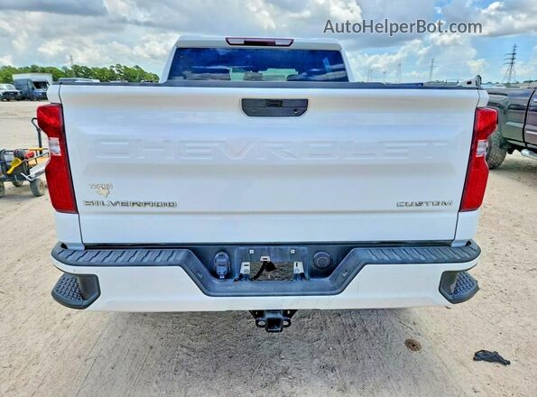 3GCPWBEK1LG355858 2020 CHEVROLET SILVERADO White Widok wnętrza z przodu