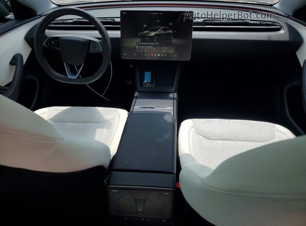 5YJ3E1EA6SF998777 2025 TESLA MODEL 3 Gray Սարքավորումների վահանակի տեսք
