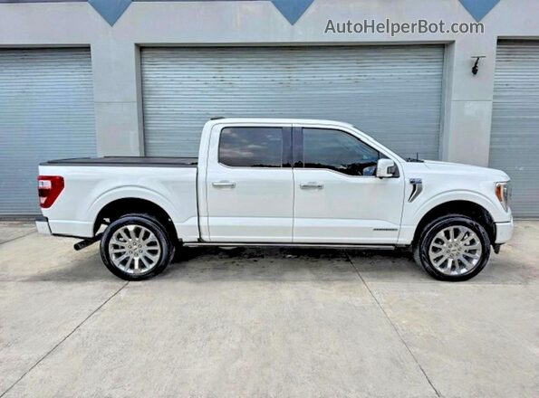 1FTFW1ED9MFB46636 2021 FORD F150 White სალონის 360-გრადუსიანი ხედი