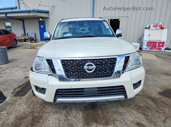 JN8AY2NF6H9304497 2017 NISSAN ARMADA White Widok z tyłu