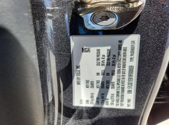 5YJ3E1EB1RF808659 2024 TESLA MODEL 3 Gray 