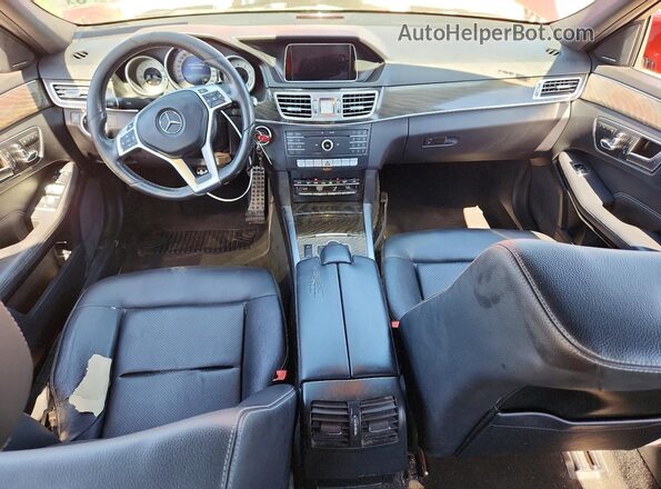 WDDHF5KB9GB256994 2016 MERCEDES-BENZ E Red 