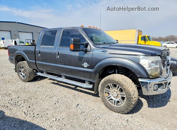 1FT8W3BT3GEC49822 2016 FORD F350 Gray Вид спереду