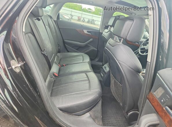 WAUFNAF47HN063264 2017 AUDI A4 Black Rear interior view