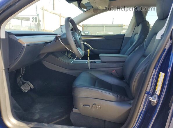 7SAYGDEE6PA041108 2023 TESLA MODEL Blue Вид панелі приладів