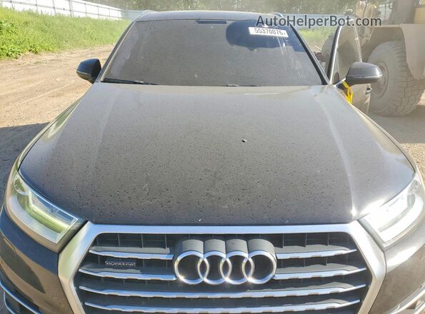 WA1LAAF72JD022946 2018 AUDI Q7 Черный Вид наклейки с VIN-кодом