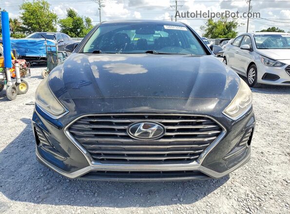 5NPE34AF8JH604682 2018 HYUNDAI SONATA Black 