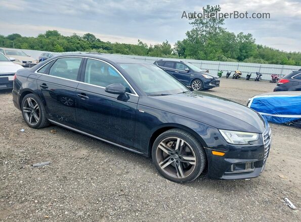 WAUFNAF47HN063264 2017 AUDI A4 Black Front view