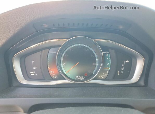YV1612TK9G2406707 2016 VOLVO S60 White უკანა სავარძლების ხედი
