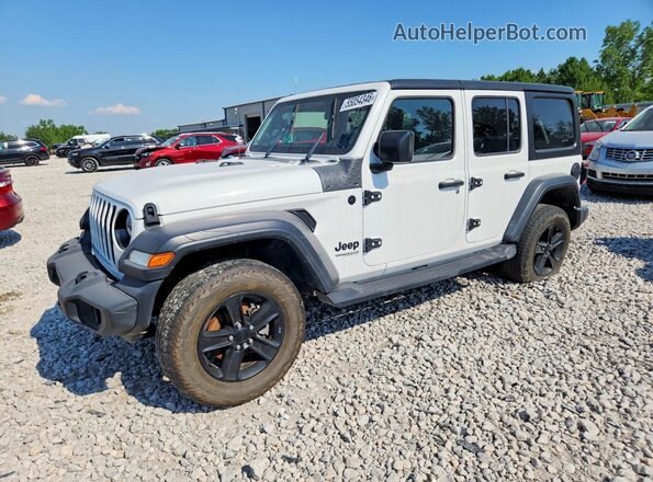 1C4HJXDG6LW201595 2020 JEEP WRANGLER White Հետևի ձախ