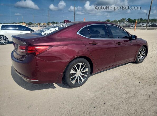 19UUB1F38GA007867 2016 ACURA TLX Burgundy Front right