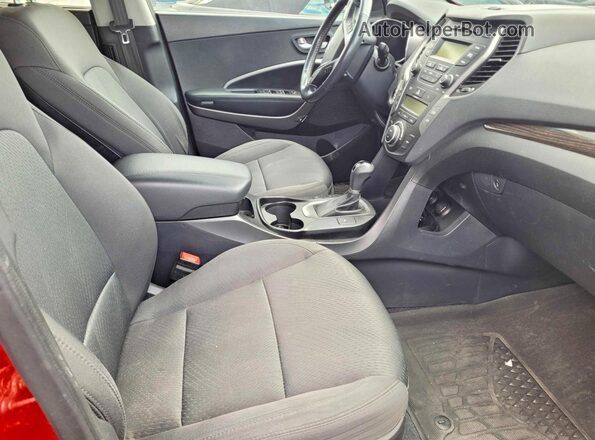 5XYZUDLA1GG361944 2016 HYUNDAI SANTA Red Vista trasera