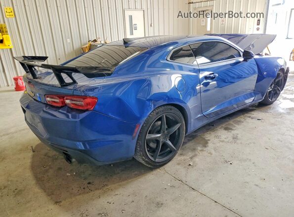 1G1FB1RX8K0155384 2019 CHEVROLET CAMARO Blue Przód prawy