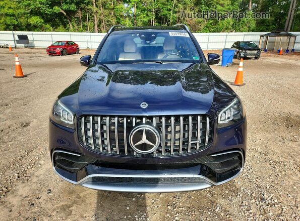 4JGFF8KEXMA561740 2021 MERCEDES-BENZ GLS Blue Rear view