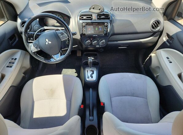 ML32F3FJ6JHF01203 2018 MITSUBISHI MIRAGE Black Vista del cuadro de instrumentos