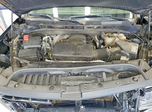 1GCRYDED4LZ201709 2020 CHEVROLET SILVERADO Black Vista del compartimento del motor