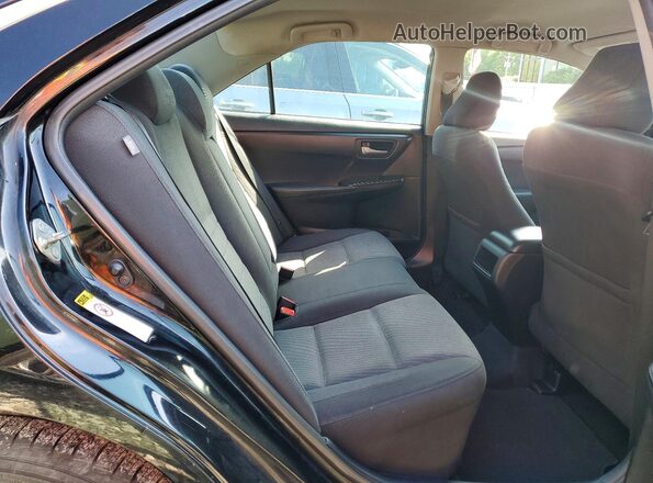 4T1BF1FK3HU303540 2017 TOYOTA CAMRY Black უკანა სალონის ხედი
