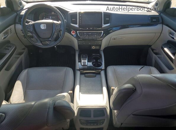 5FNYF6H00GB037750 2016 HONDA PILOT Серебряный Вид щитка приборов