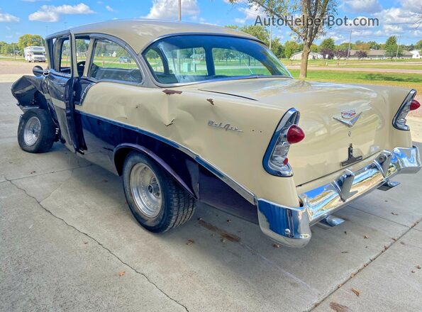 VC56L013996 1956 CHEVROLET BEL Бордовый Передняя правая четверть