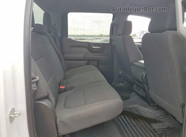 1GCPWBEK1NZ224514 2022 CHEVROLET SILVERADO White Սալոնի հետևի տեսք