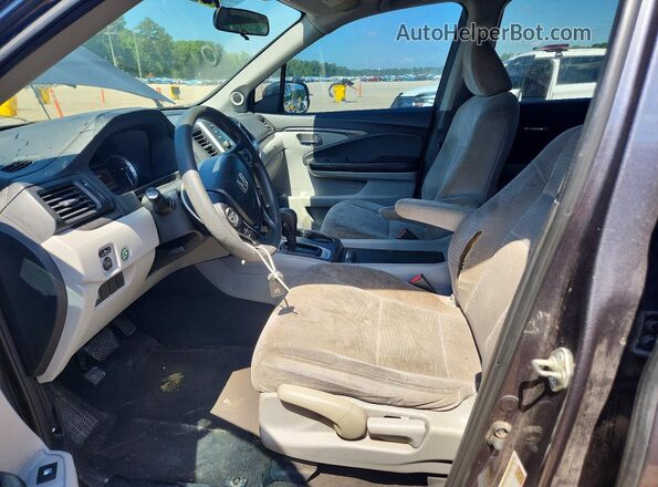 5FNYF5H14GB026768 2016 HONDA PILOT Серый Вид панели приборов