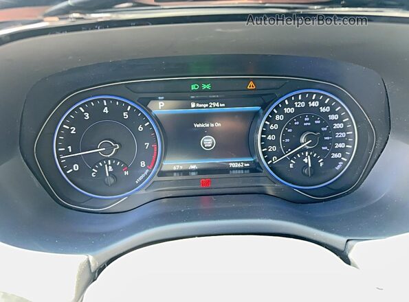 KM8R3DHE5MU213008 2021 HYUNDAI PALISADE Серый Вид щитка приборов