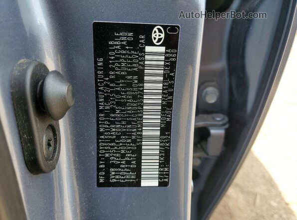 5YFB4MDE8SP257748 2025 TOYOTA COROLLA Синий Вид наклейки с VIN-кодом