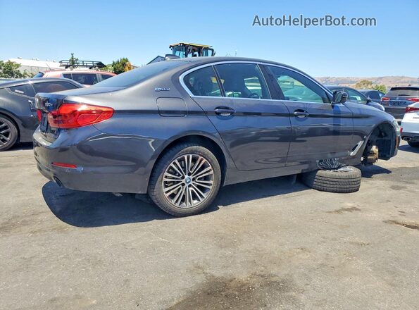 WBAJB1C50KB376391 2019 BMW 5 SERIES Charcoal Առջևի աջ