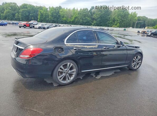 55SWF4JB4HU222472 2017 MERCEDES-BENZ C-CLASS Black Передня права чверть