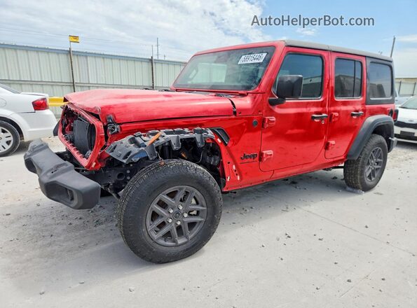 1C4PJXDG3RW253142 2024 JEEP WRANGLER Красный Задняя левая четверть