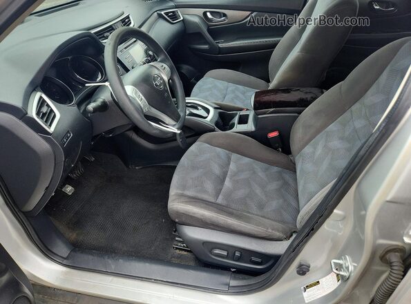 KNMAT2MTXGP594688 2016 NISSAN ROGUE Silver 