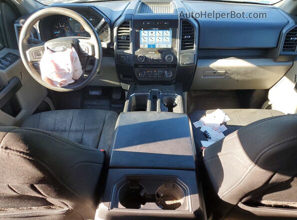 1FTEX1EP7JFA85012 2018 FORD F150 Black Սարքավորումների վահանակի տեսք