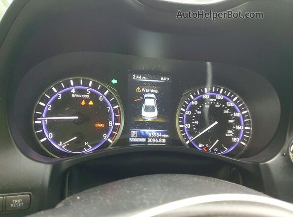 JN1EV7EL6HM552001 2017 INFINITI Q60 Синий Вид задних сидений