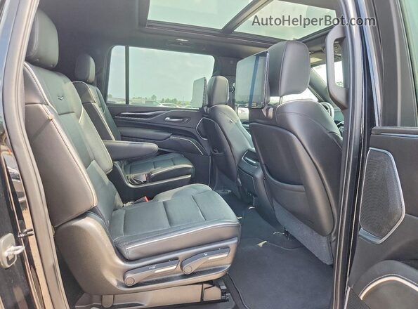 1GYS4PKL2MR230079 2021 CADILLAC ESCALADE Black ძრავის განყოფილების ხედი