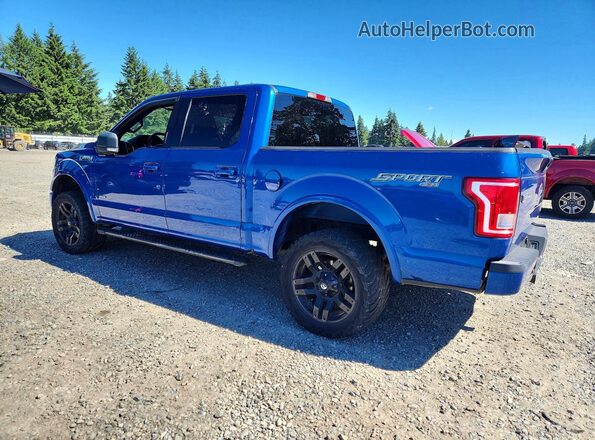 1FTEW1EP4HKC35632 2017 FORD F150 Blue 
