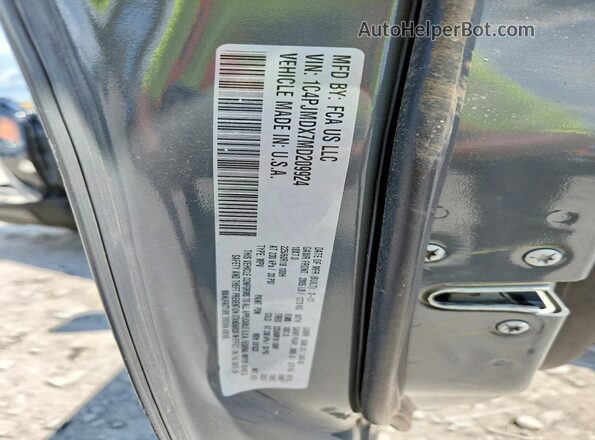 1C4PJMDX7MD209924 2021 JEEP CHEROKEE Black VIN კოდის სტიკერის ხედი