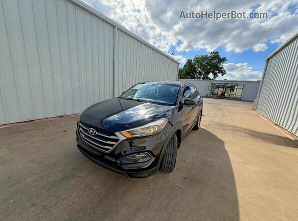 KM8J23A47JU700492 2018 HYUNDAI TUCSON Черный Задняя правая четверть
