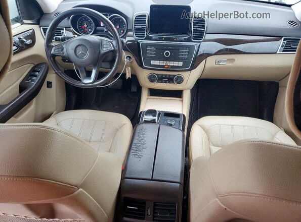 4JGDA5JB4HA815301 2017 MERCEDES-BENZ GLE White ხელსაწყოთა პანელის ხედი