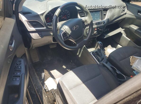 3KPC24A69LE120733 2020 HYUNDAI ACCENT Black Widok zestawu wskaźników