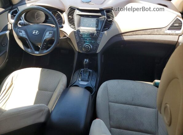 KM8SMDHF7HU176220 2017 HYUNDAI SANTA Brown Vista del cuadro de instrumentos