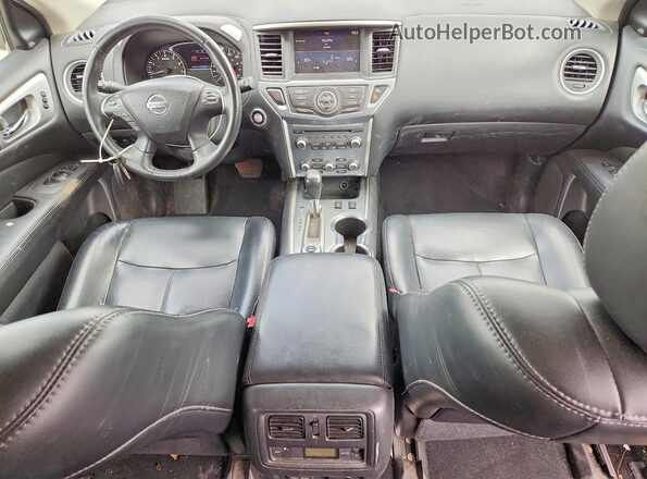 5N1DR2MM3HC639463 2017 NISSAN PATHFINDER Blue Սարքավորումների վահանակի տեսք