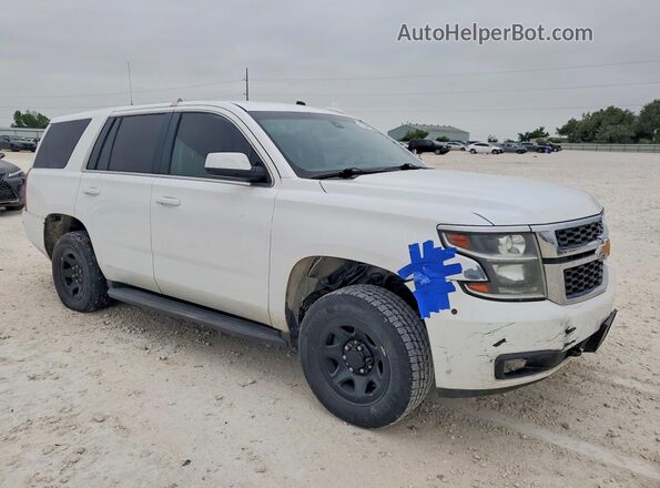 1GNLCDECXJR349282 2018 CHEVROLET TAHOE White Դիմացի տեսք