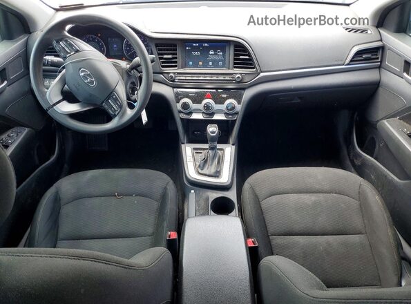 5NPD84LF2KH415084 2019 HYUNDAI ELANTRA Silver ხელსაწყოთა პანელის ხედი