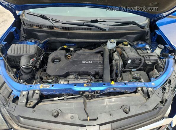 3GNAXUEV6KS536773 2019 CHEVROLET EQUINOX Blue VIN sticker view