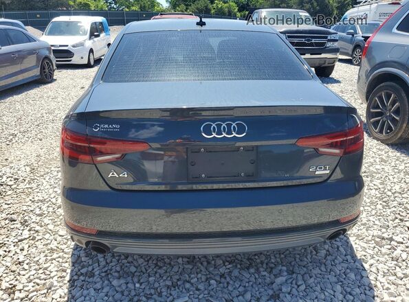 WAULMAF48JA145667 2018 AUDI A4 Gray Widok wnętrza z przodu