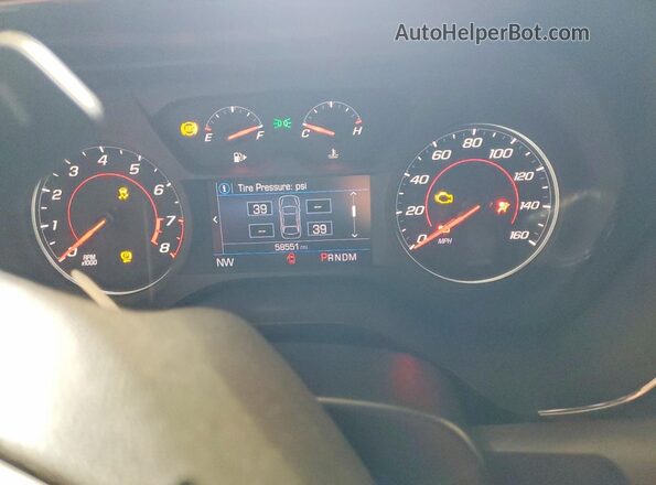 1G1FB1RX8K0155384 2019 CHEVROLET CAMARO Blue Widok tylnych siedzeń