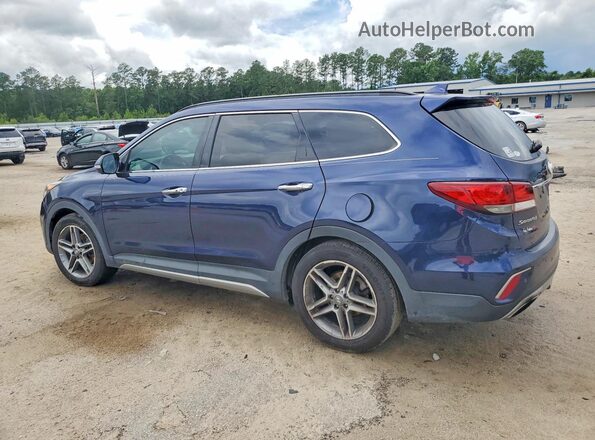 KM8SR4HF9HU243529 2017 HYUNDAI SANTA Blue 