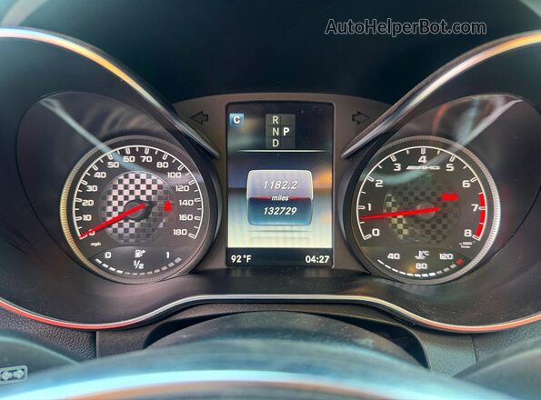 WDDWJ6EB1HF479421 2017 MERCEDES-BENZ C Red 