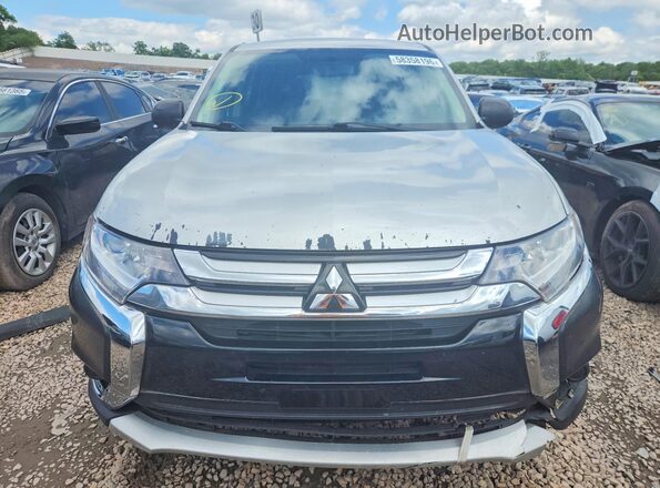 JA4AZ3A35JZ061355 2018 MITSUBISHI OUTLANDER Silver უკანა ხედი